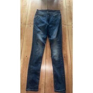 Express Denim Perfect Legging High Rise Skinny Jeans Blue‎ Medium Wash Size 6
